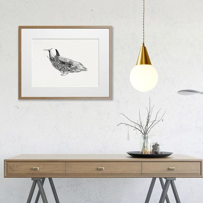 Suspension moderne LED style flacon de parfum luxueux Arlo - vue 5 sur 9