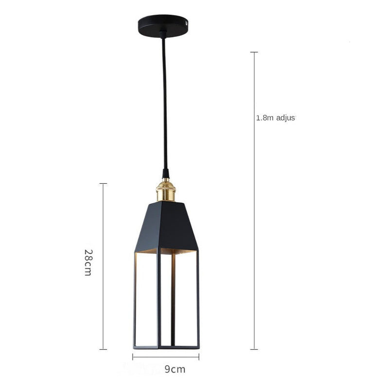 Suspension design en métal coloré Colemann