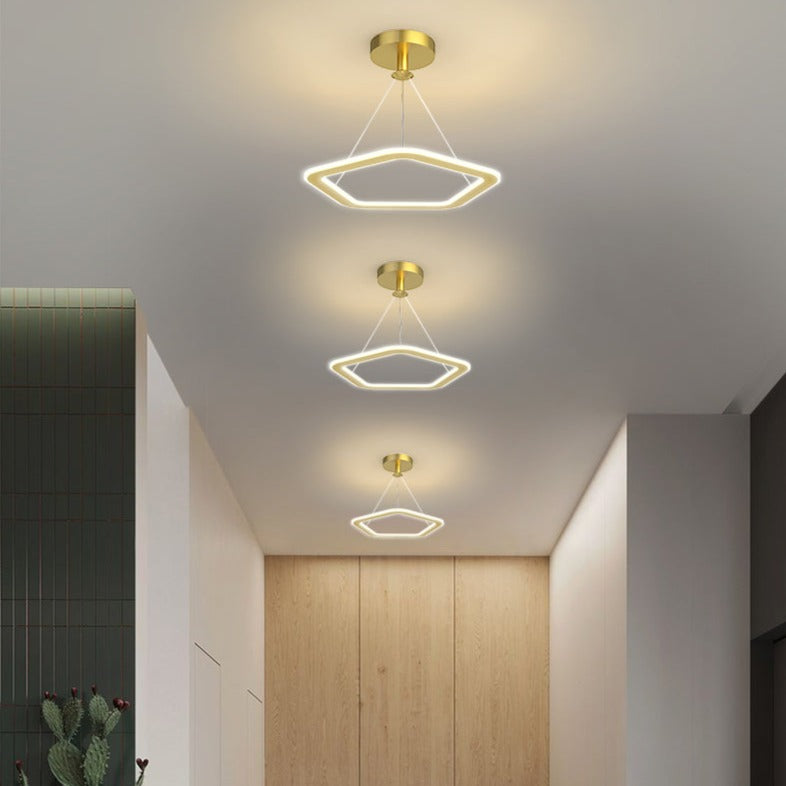 Lustre design LED avec formes irrégulières et originales Cyriac - vue 4 sur 24