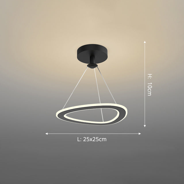 Lustre design LED avec formes irrégulières et originales Cyriac - vue 23 sur 24