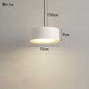 Suspension moderne LED cylindre court et métallique Reese