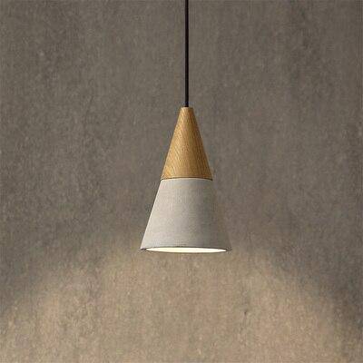 Suspension design en bois et ciment de plusieurs formes Studio