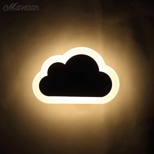 Applique murale LED enfant en forme de nuage - vue 2 sur 7