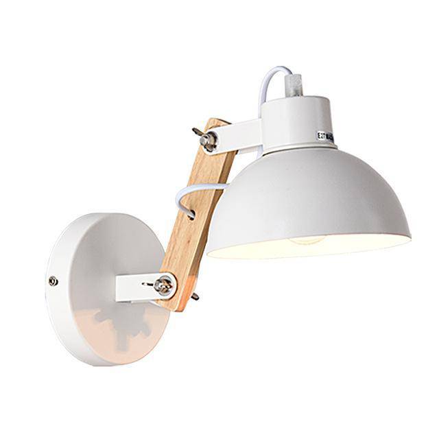 Applique design en bois et métal ajustable Sconce - vue 4 sur 4