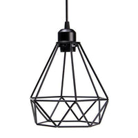 Suspension cage en métal industriel triangle
