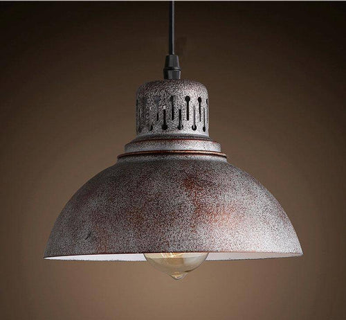 Suspension rustique style retro en métal Cover - vue 3 sur 5