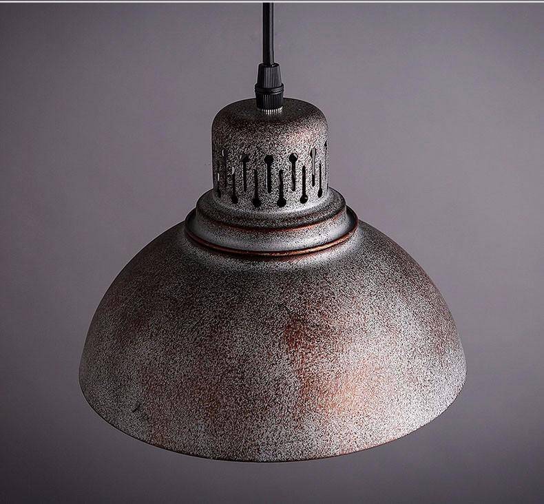 Suspension rustique style retro en métal Cover - vue 5 sur 5