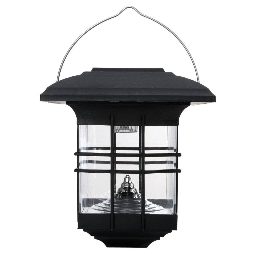 Lanterne extérieur LED verre et métal Hanging - vue 3 sur 4