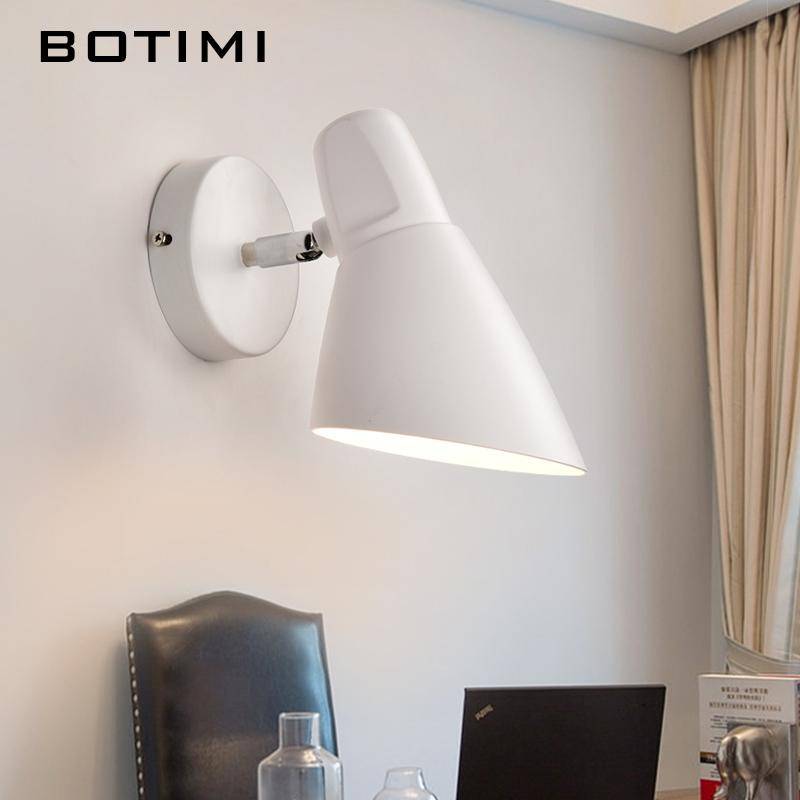Applique LED ajustable Nordic (noir ou blanc)