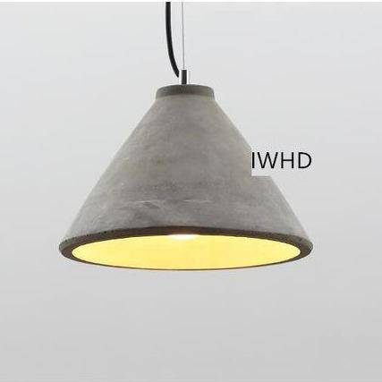 Suspensions design à LED en ciment (plusieurs formes) - vue 4 sur 7