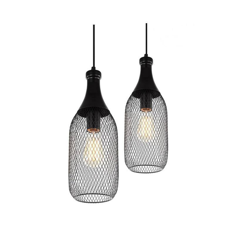 Suspension cage en forme de bouteille Hall