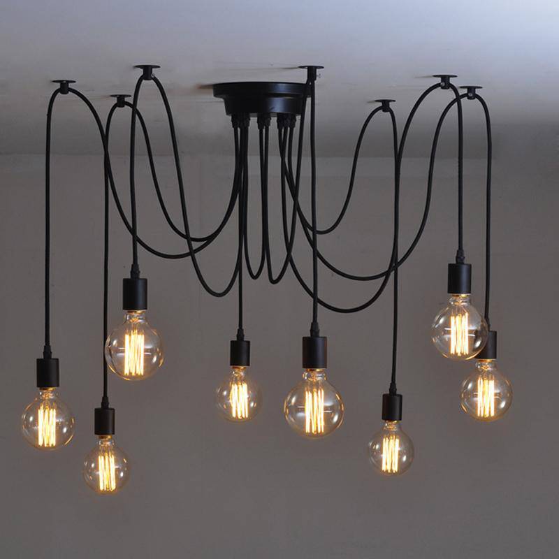Suspension American Vintage ampoules pendues - vue 4 sur 5