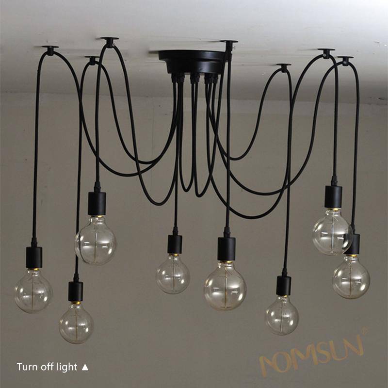 Suspension American Vintage ampoules pendues - vue 6 sur 5