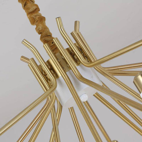 Lustre moderne doré Nordic - vue 5 sur 5