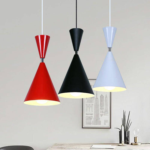 Suspension Modern en aluminum de couleur