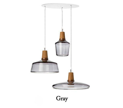 Suspension à LED en verre de différentes formes - vue 8 sur 11
