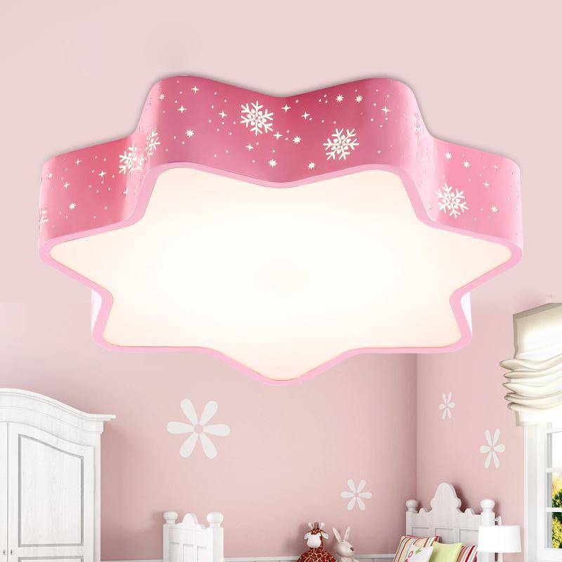 Plafonnier enfant LED en forme de grande étoile - vue 3 sur 2