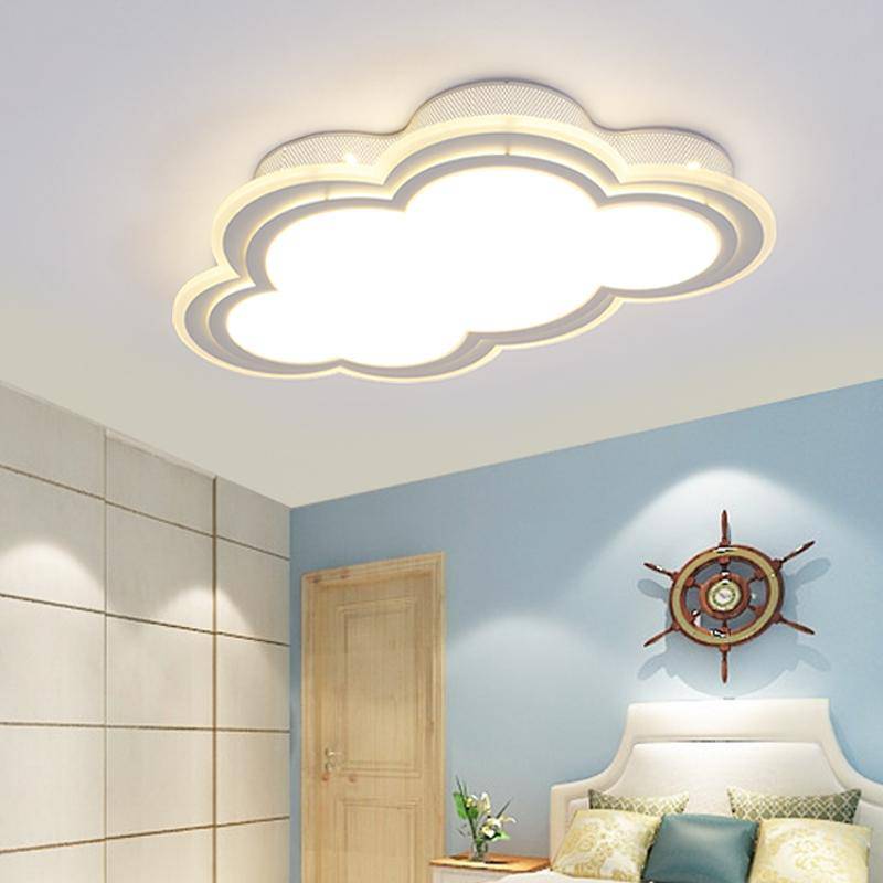 Plafonnier enfant LED en forme de nuage - vue 3 sur 2