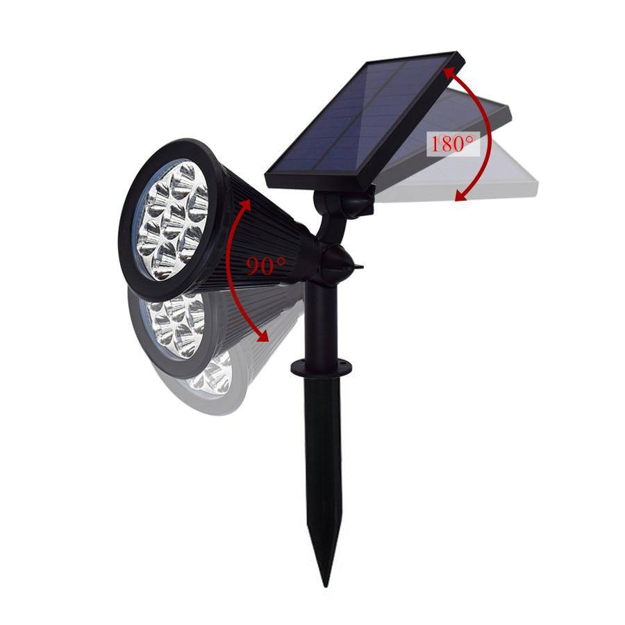 Spot 7 LED extérieur solaire à lumière colorée - vue 5 sur 5