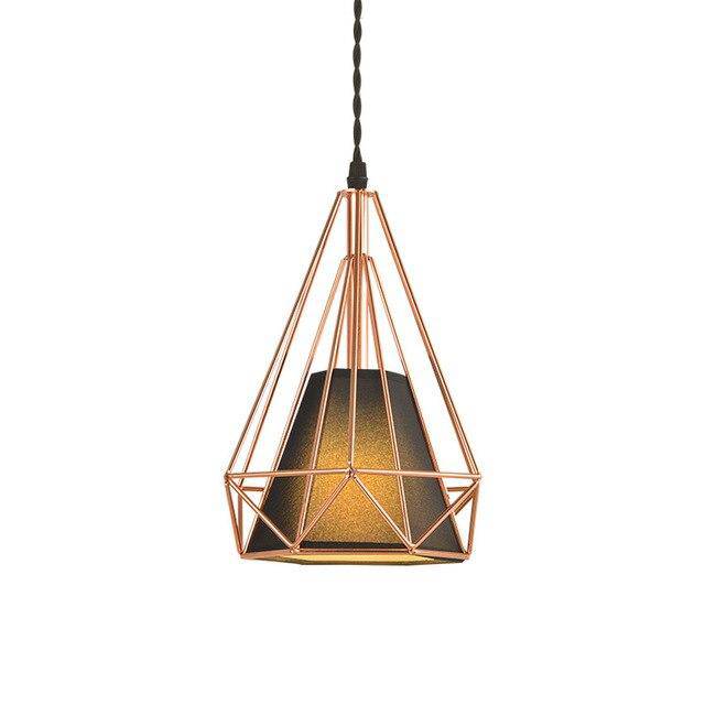 Suspension cage pyramidale vintage