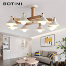 Plafonnier LED en bois Bulbs (noir ou blanc)