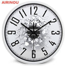 Horloge murale design style cassure 3D Effect