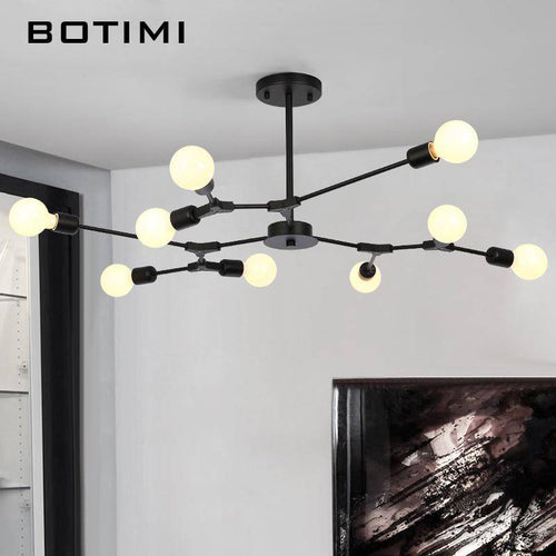 Lustre design à LED avec branches noires Pendente - vue 3 sur 6