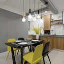 Suspension design LED en tube de couleur