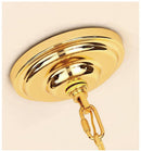 Lustre design anneaux doré à LED Tornado