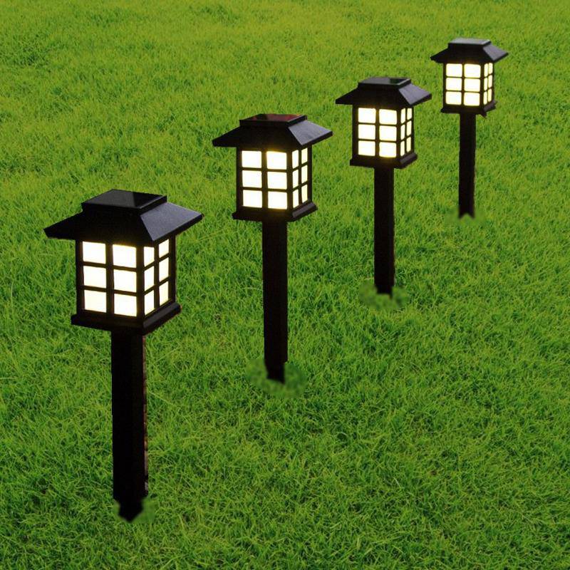 Lampadaire lanterne extérieur LED solaire à piquer Boruit (seule ou par 4) - vue 3 sur 7
