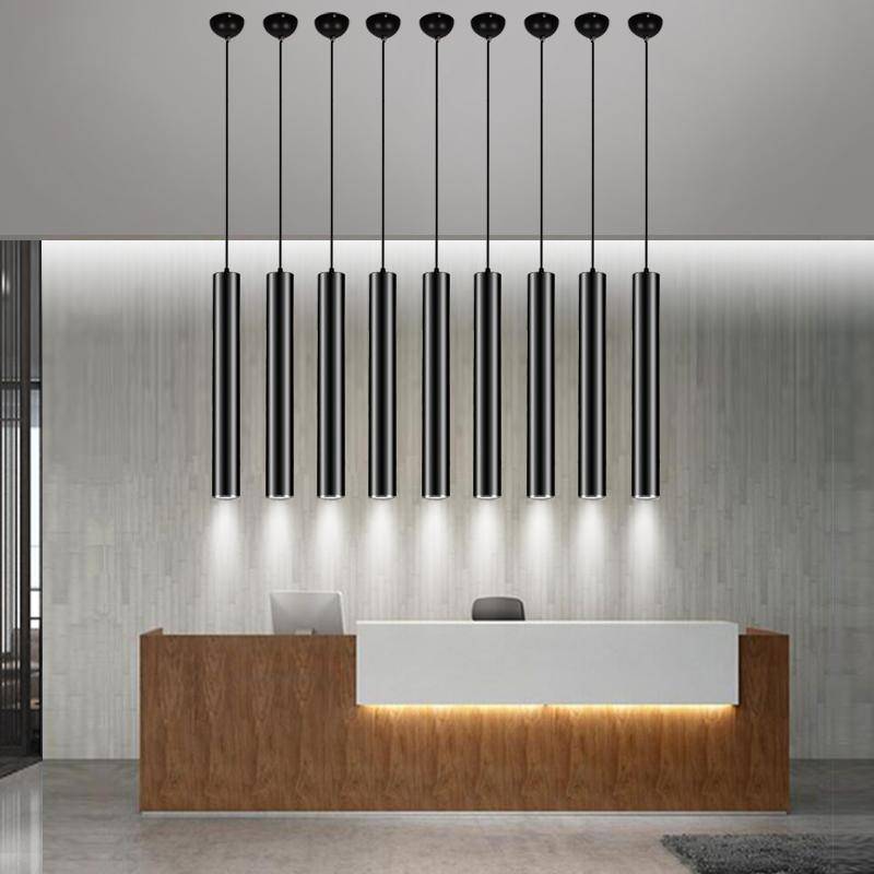 Suspension design cylindrique à LED Cob