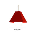 Suspension LED triangulaire de couleur