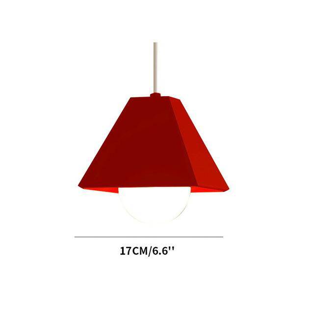 Suspension LED triangulaire de couleur - vue 5 sur 11
