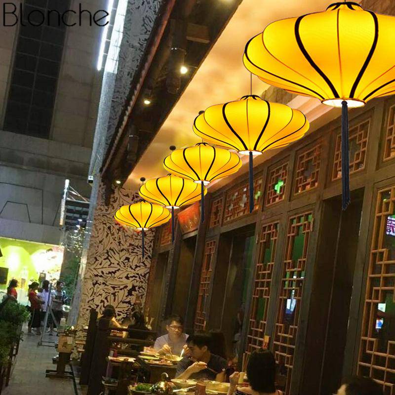 Suspension chinoise à LED de couleur Chinese - vue 8 sur 10