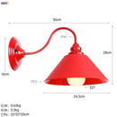 Applique murale LED rouge Wandlamp