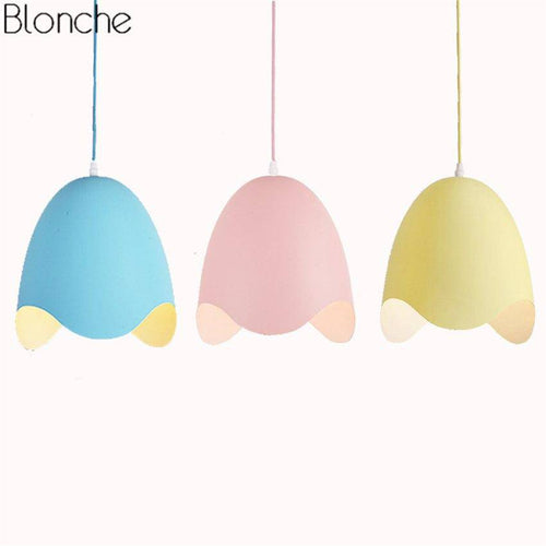Suspension design LED oeuf ouvert Macaron - vue 4 sur 9