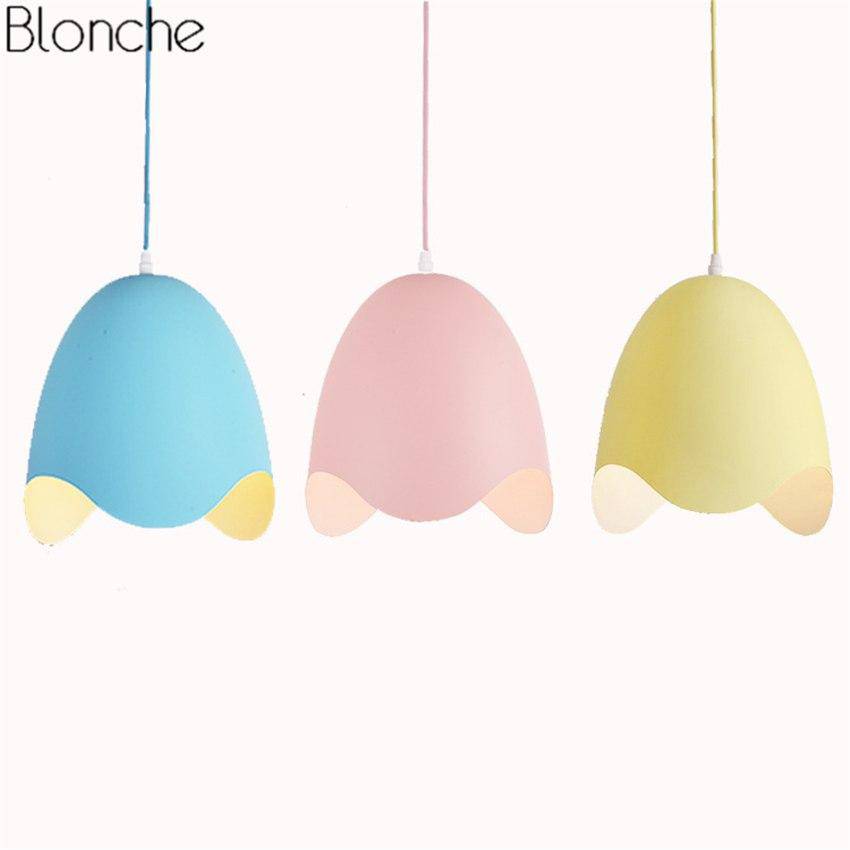 Suspension design LED oeuf ouvert Macaron - vue 3 sur 9