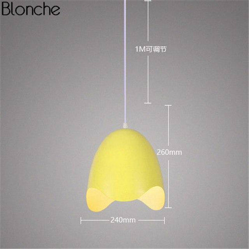 Suspension design LED oeuf ouvert Macaron - vue 10 sur 9