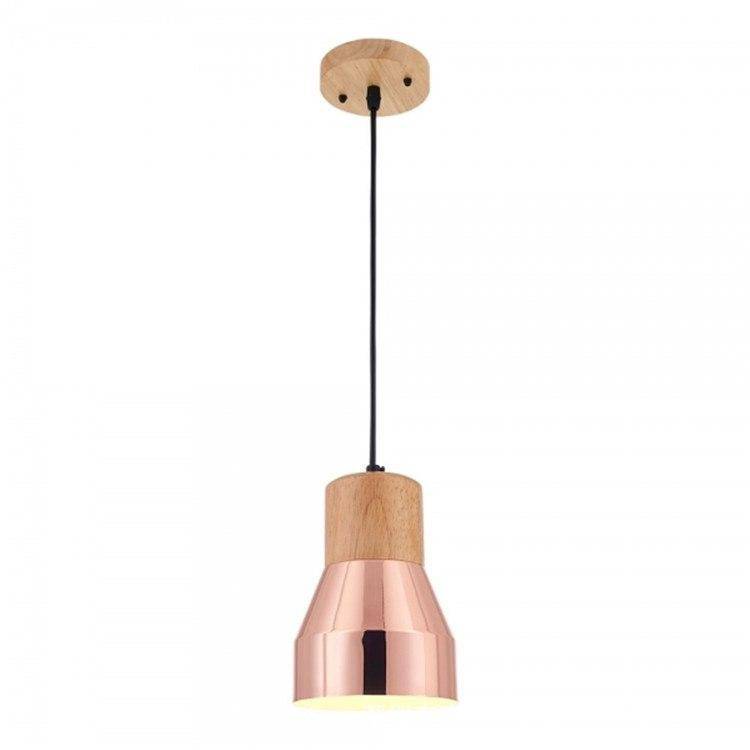 Suspension design LED Loft (doré ou rose gold) - vue 5 sur 6