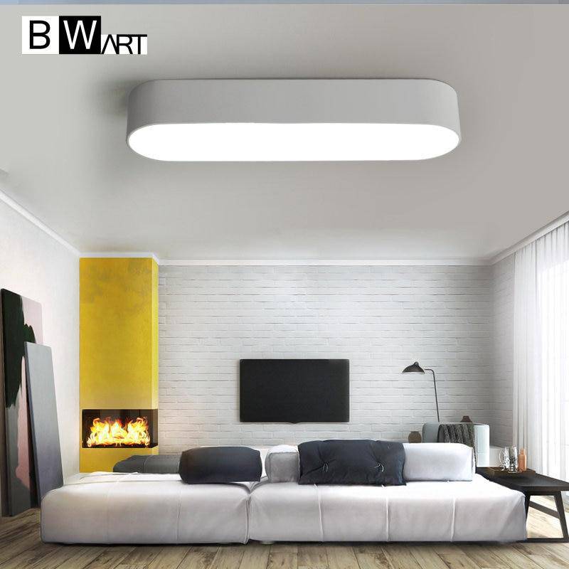 Plafonnier LED tubes arrondies ovales Bwart