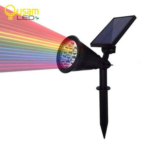 Spot 7 LED extérieur solaire à lumière colorée - vue 2 sur 5