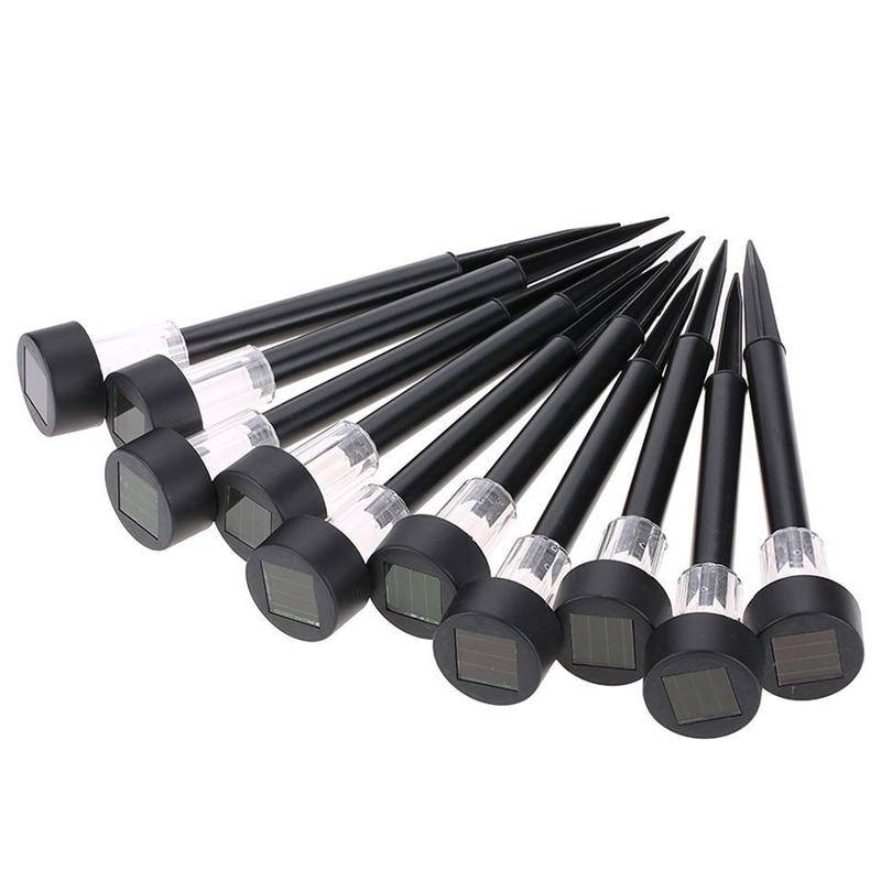 Lampadaire extérieur solaire à LED petite taille (lot de 10) - vue 4 sur 5