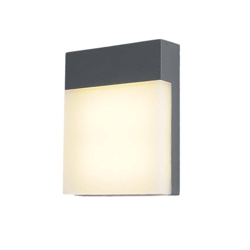Applique extérieur pour terrasse ou balcon (noir ou gris) - vue 3 sur 4