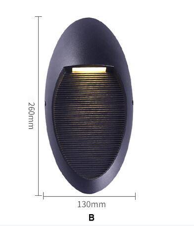Applique murale extérieure à LED ovale Porch - vue 5 sur 7