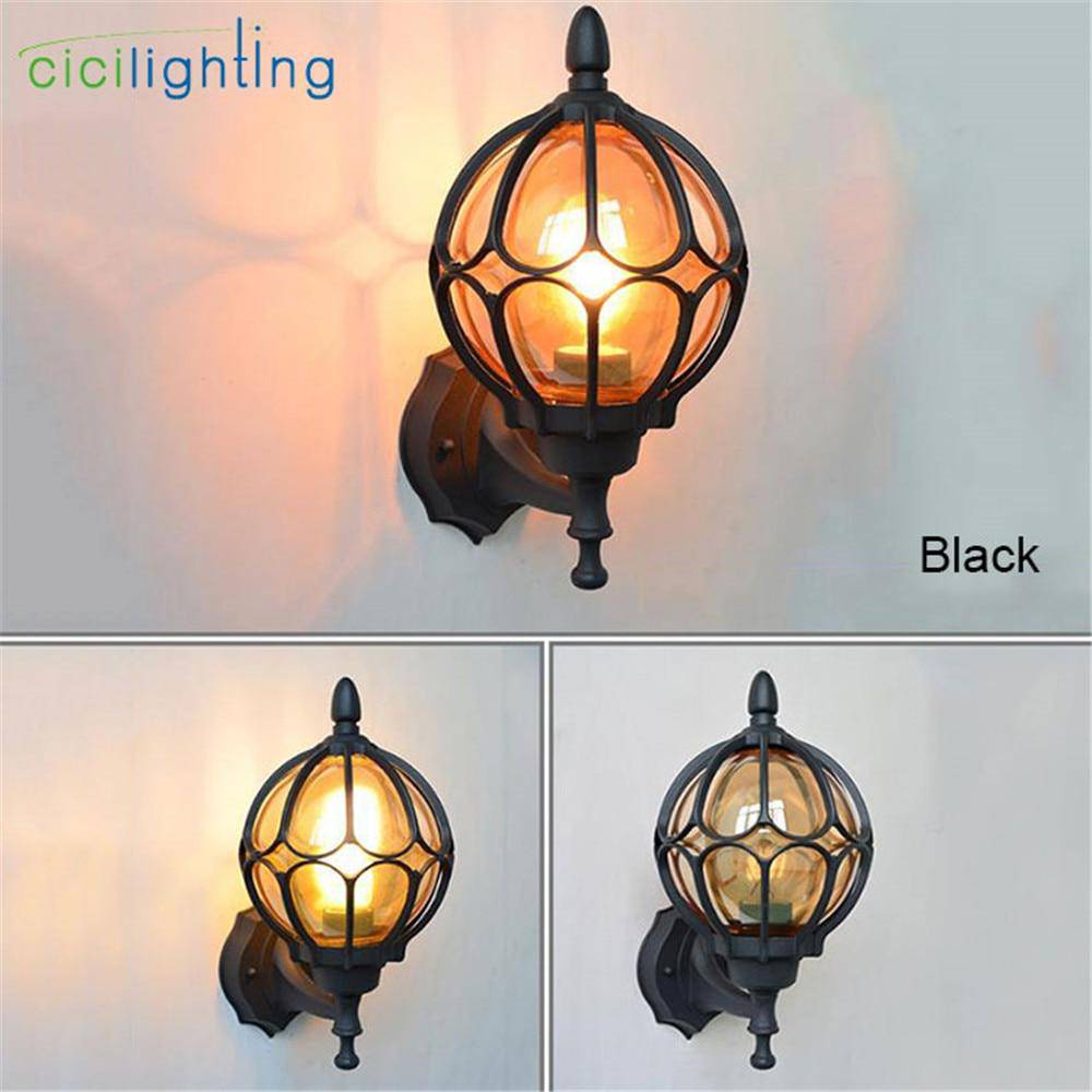 Applique rustique et antique en cage European - vue 6 sur 8