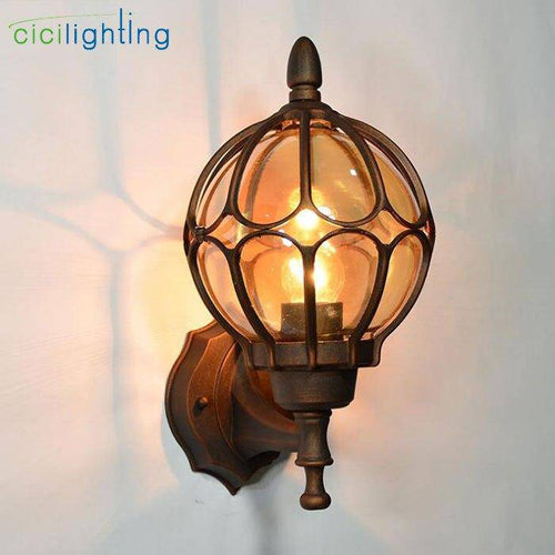 Applique rustique et antique en cage European - vue 3 sur 8