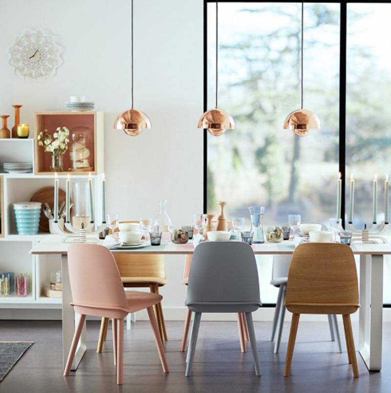 Suspension design à LED fleur de couleur Clizia - vue 5 sur 11