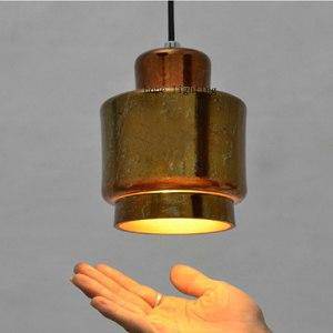 Suspension design LED style cuivre (plusieurs formes) - vue 9 sur 9