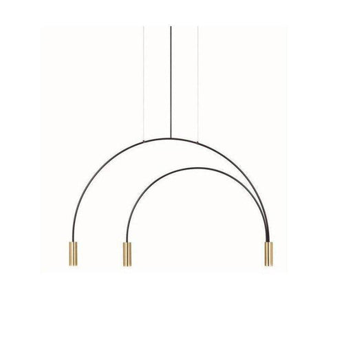 Lustre design branches fines en forme de U - vue 4 sur 6