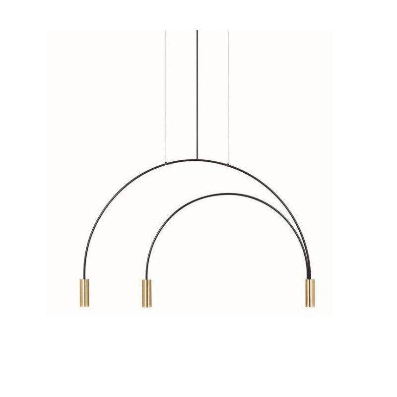 Lustre design branches fines en forme de U - vue 4 sur 6